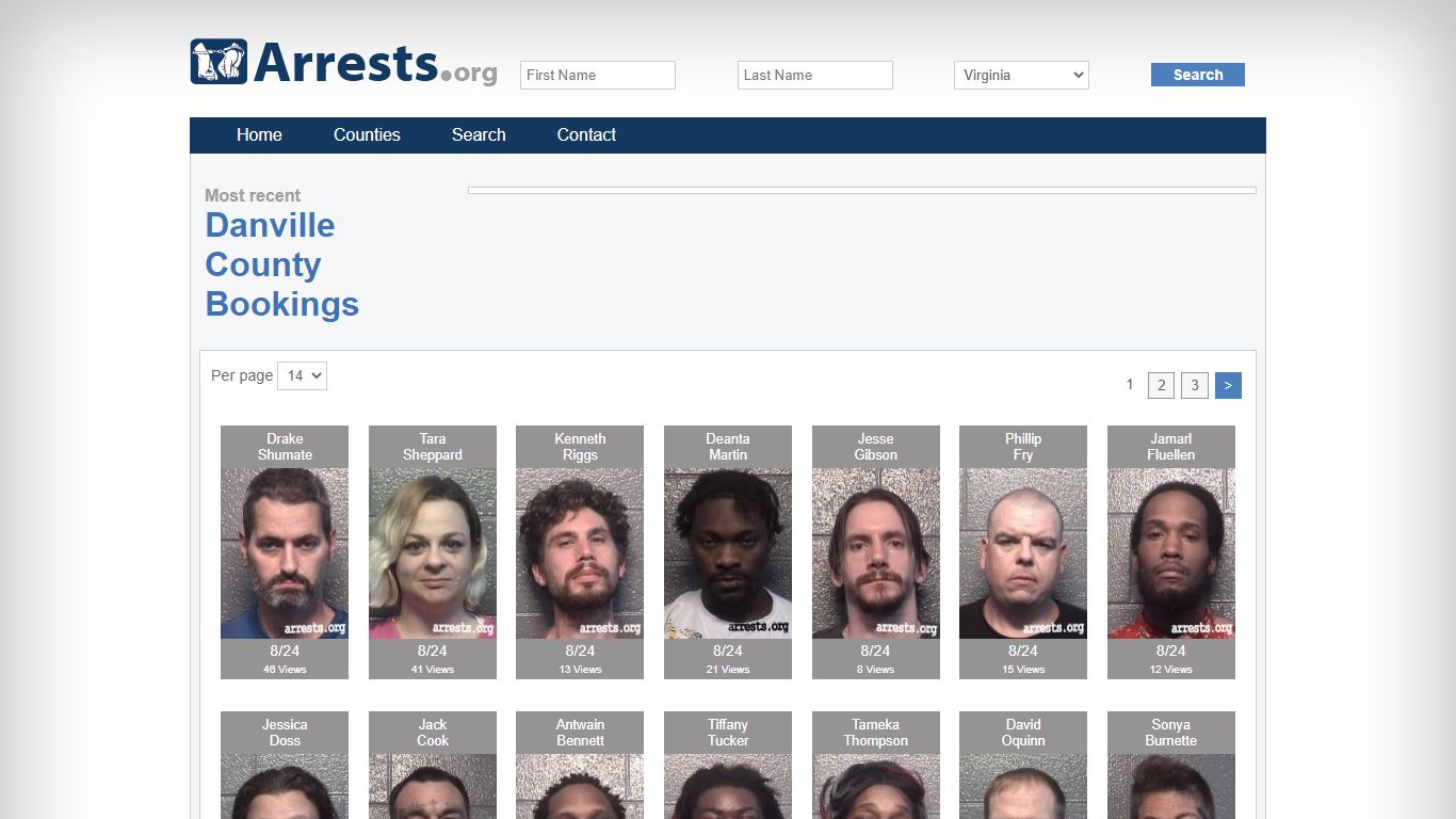 Danville County Arrests and Inmate Search